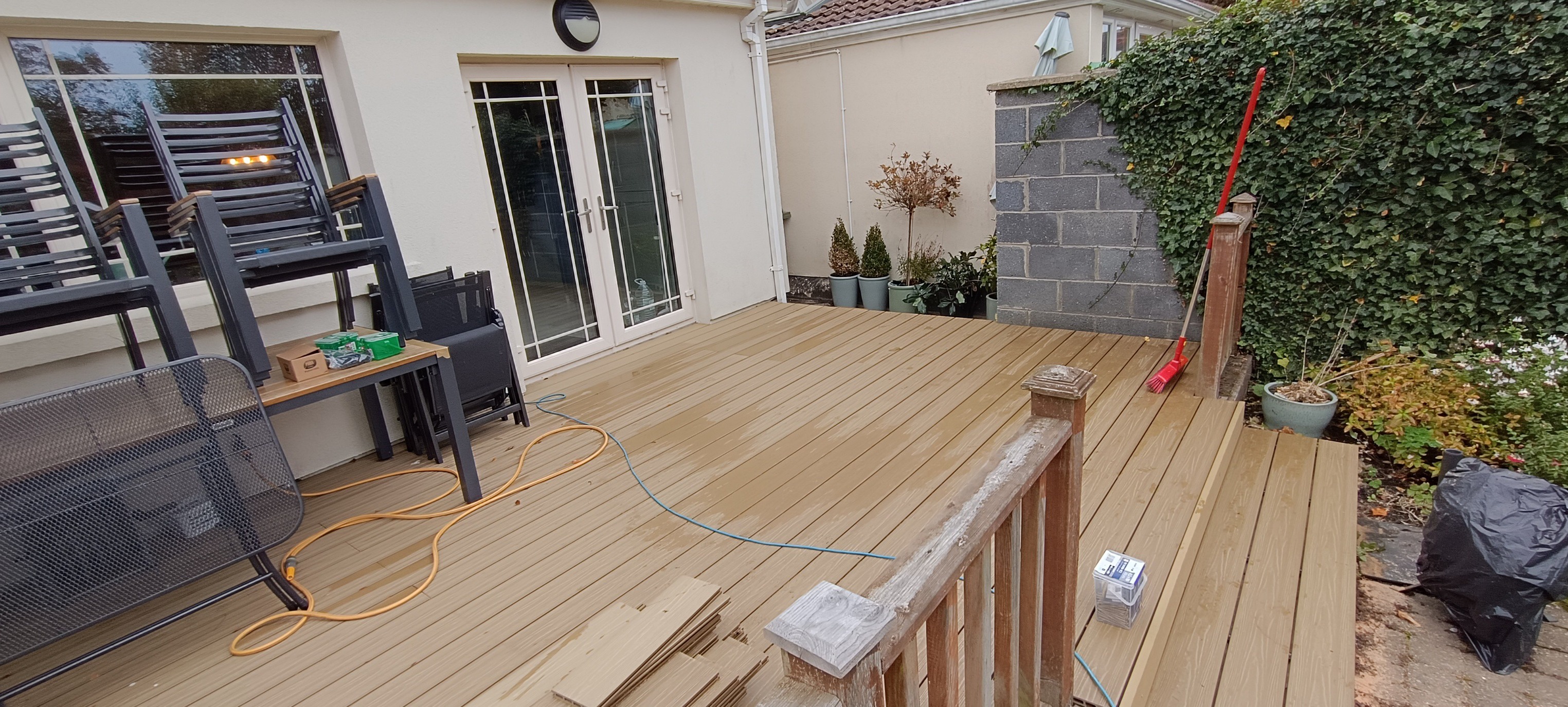 Outdoor timber decking